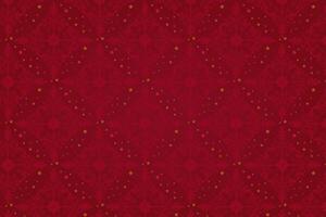 Winter pattern with Christmassy vibe with beautiful snowflakes in red tones. Creative snow background. vector