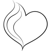 smoke, illustration line art vector