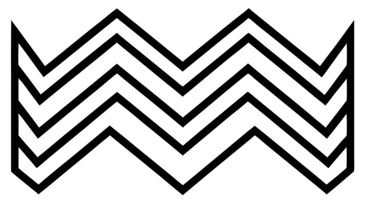 minimal zigzag pattern design background, illustration line art