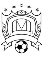 design a banner that captures the essence of football with dynamic and cheerful motifs the border vector