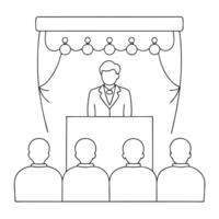 event, illustration line art vector