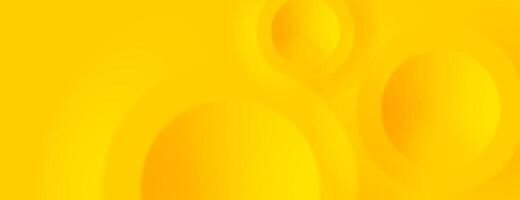 yellow abstract background with circle texture vector