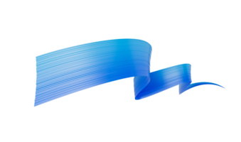 3d Wavy Blue Flag 3d Waving Abstract Ribbon Flag 3d Illustration png