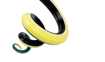 3d Flag of Mozambique 3d Spiral Glossy Ribbon Of Mozambique, 3d Illustration png