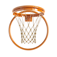 asketball hoop with net isolated on transparent background png