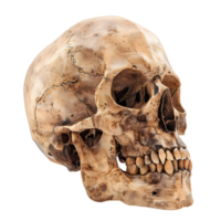 Human skull Isolated on transparent background png
