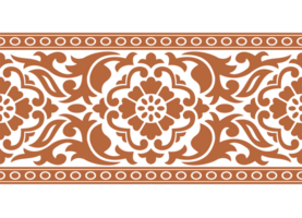 Frame ornament design pattern, ornamental design pattern on frame edge border. png