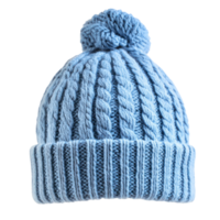 Knitted hat front view isolate on transparent background png
