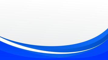 Blue wave abstract background vector
