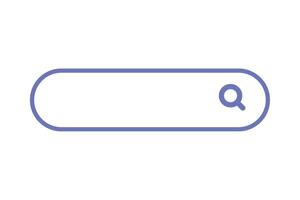 ui ux element search bar illustration isolated vector