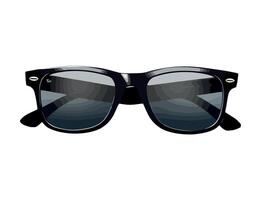 Fashionable eyewear reflects cool attitude and elegance icon isolated vector