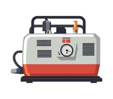 Modern engineer controls heavy machinery vector