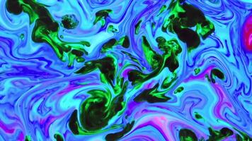 Liquid Paint Mixing Backdrop with Spreads and Swirl Footage. video