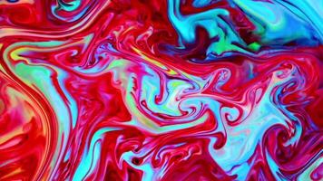 Liquid Paint Mixing Backdrop with Spreads and Swirl Footage. video
