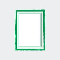 Abstract brush stroke and frame with watercolor vector