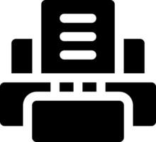 Printer icon on white background vector