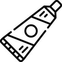 A tube of toothpaste on a white background vector