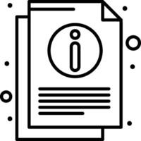 A document with an icon of a person vector