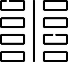 A black and white image of a book with four pages vector