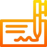 A pen and paper icon on a white background vector