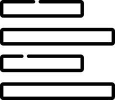A black and white image of a line of text vector