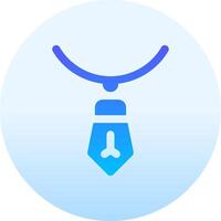 A blue tie with a blue arrow on it vector