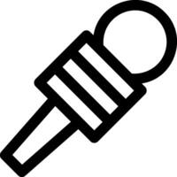 A microphone icon on a white background vector