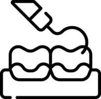 A toothbrush with a toothpaste tube on it vector