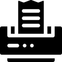 Printer icon on white background vector