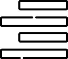 A black and white image of a line of text vector