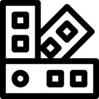A black and white icon of a computer vector