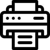 Printer icon on white background vector