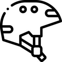 A helmet icon on a white background vector