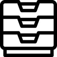 File cabinet icon vector