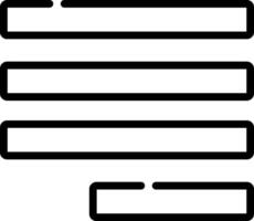 A black and white image of a line of text vector