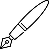 A pen and ink on a white background vector