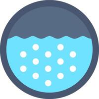 Water droplet icon in flat style vector