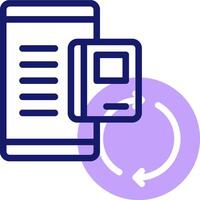 Mobile app icon vector