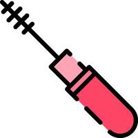 A pink needle with a long handle on it vector