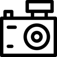 A camera icon on a white background vector
