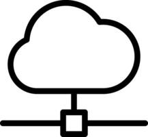 Cloud computing icon vector