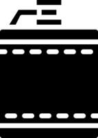 A battery icon on a white background vector