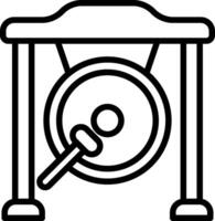 A black and white illustration of a machine vector