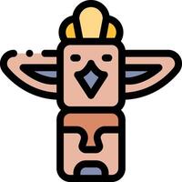 A cartoon character with a hat on its head vector