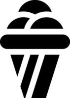 Ice cream cone icon vector
