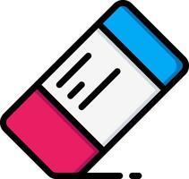 A pink and blue pill with a white border vector