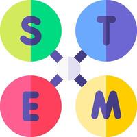 Stem education logo vector