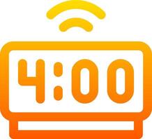 A clock with the word 4 00 on it vector