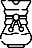 A coffee pot icon on a white background vector