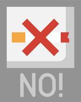 No smoking sign with a cigarette in the middle vector